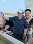 4月度月例会 友好の地引網の様子
